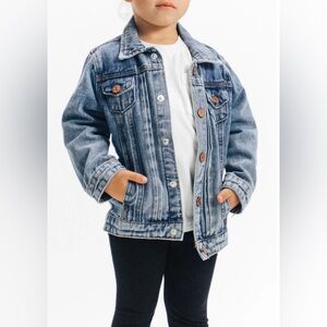👖🖤 Little Bipsy Denim Jacket – Size 12–18 Months | NWOT 🖤👖